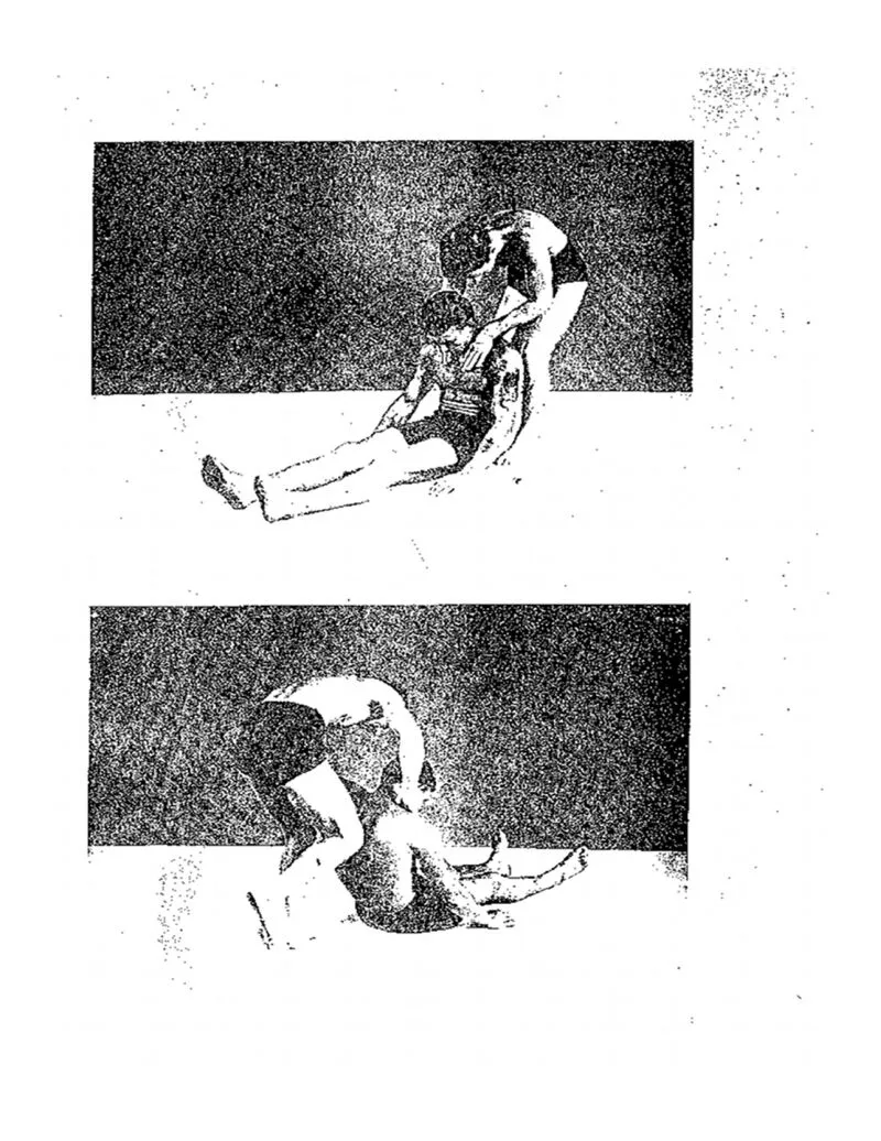 Rear choke from back control on the ground — two finishing positions, from Hand-to-Hand Combat for Amphibious Scouts