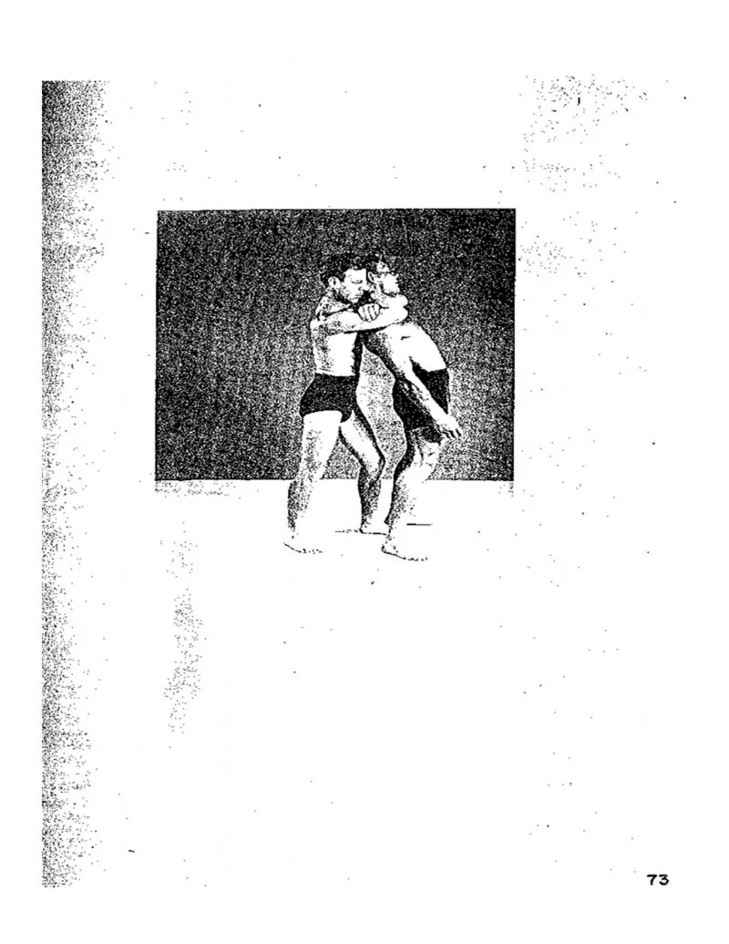Standing forearm choke from behind — the short choke applied from a standing rear position, from Hand-to-Hand Combat for Amphibious Scouts