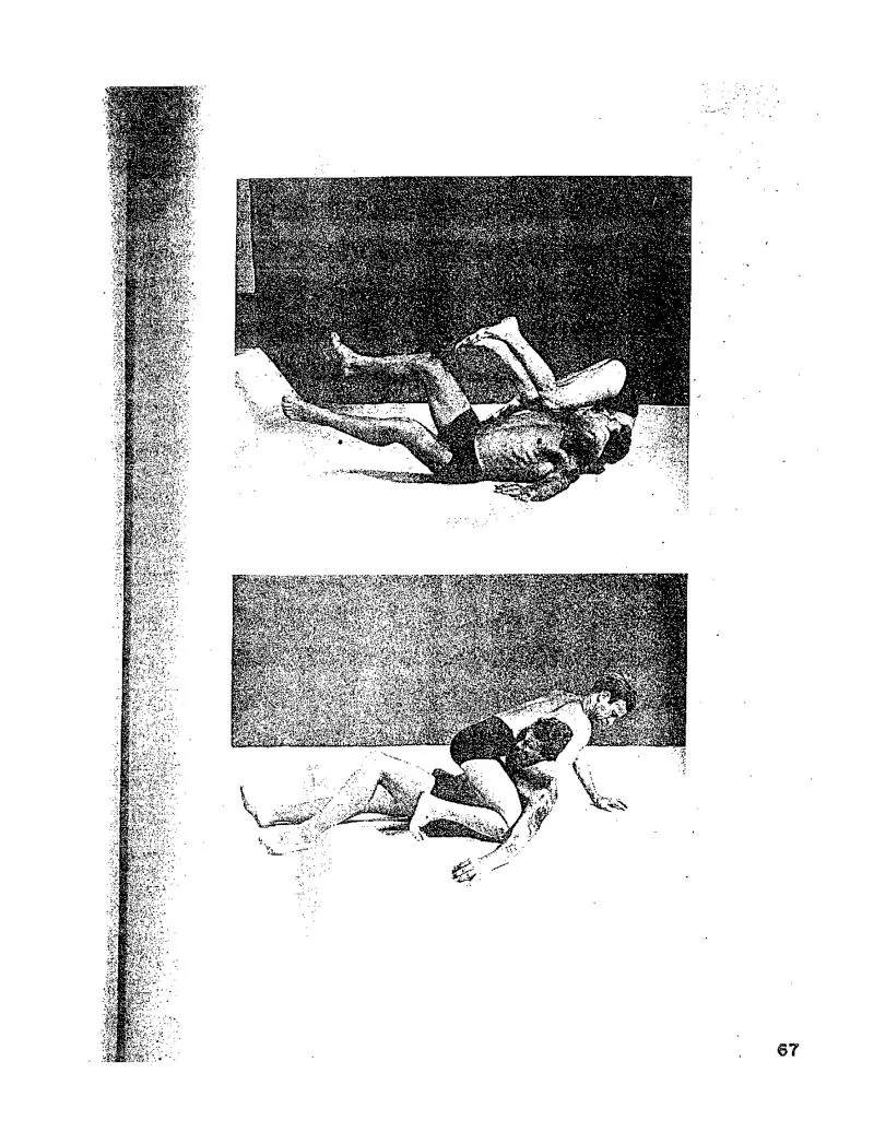 Ground choke positions — finishing the front headlock from the ground, from Hand-to-Hand Combat for Amphibious Scouts